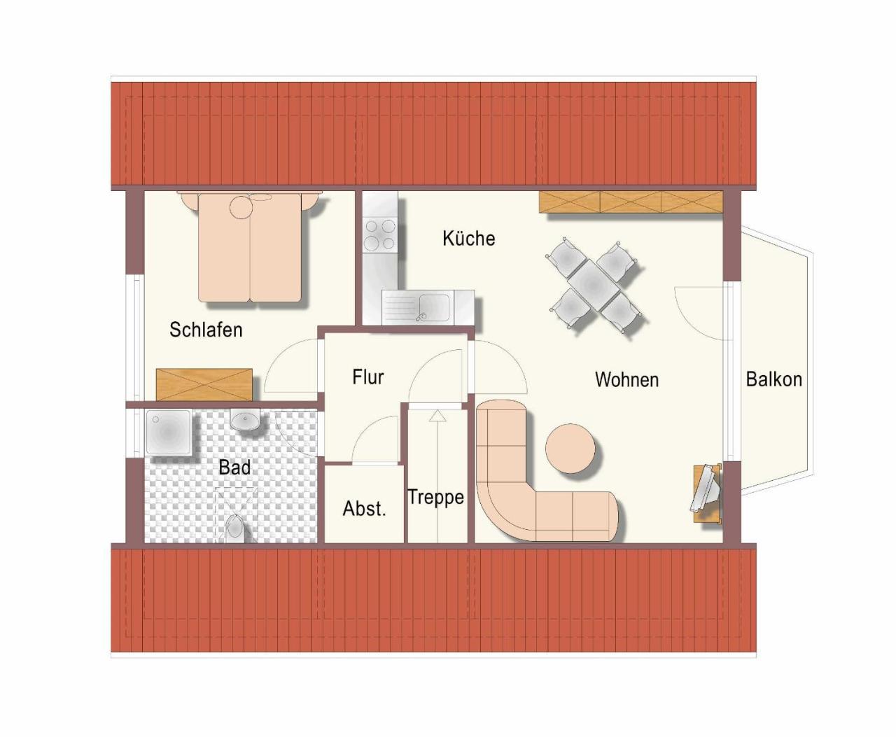 יורק Ferienwohnung Rudis Obstgarten מראה חיצוני תמונה